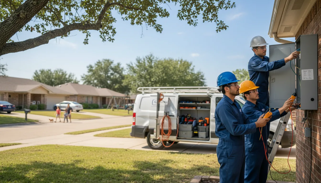 Certified electrician providing emergency electrical services in Elizabeth, IL